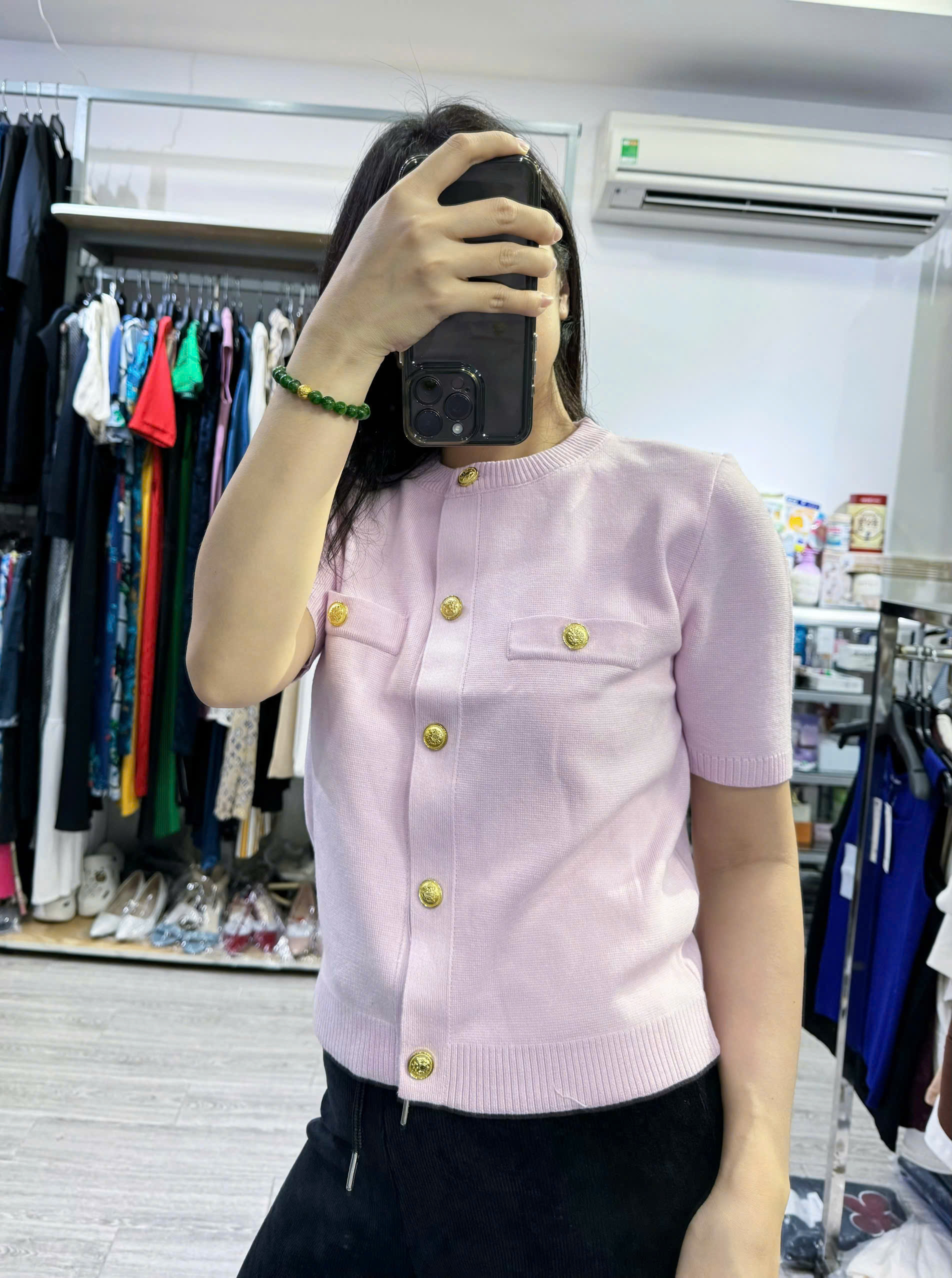Áo Len Ngắn Tay Zara