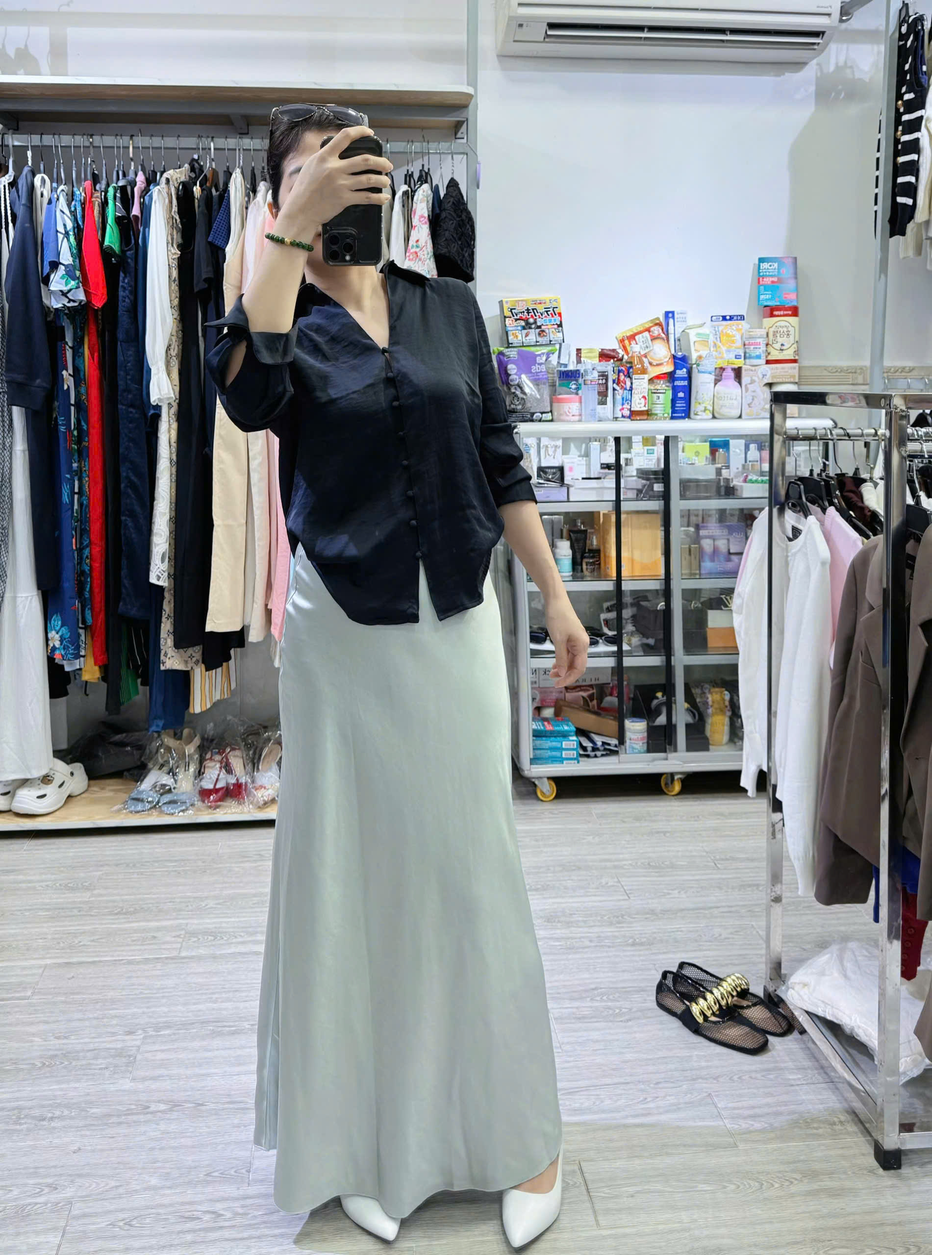 Áo Sơ Mi Lụa Zara