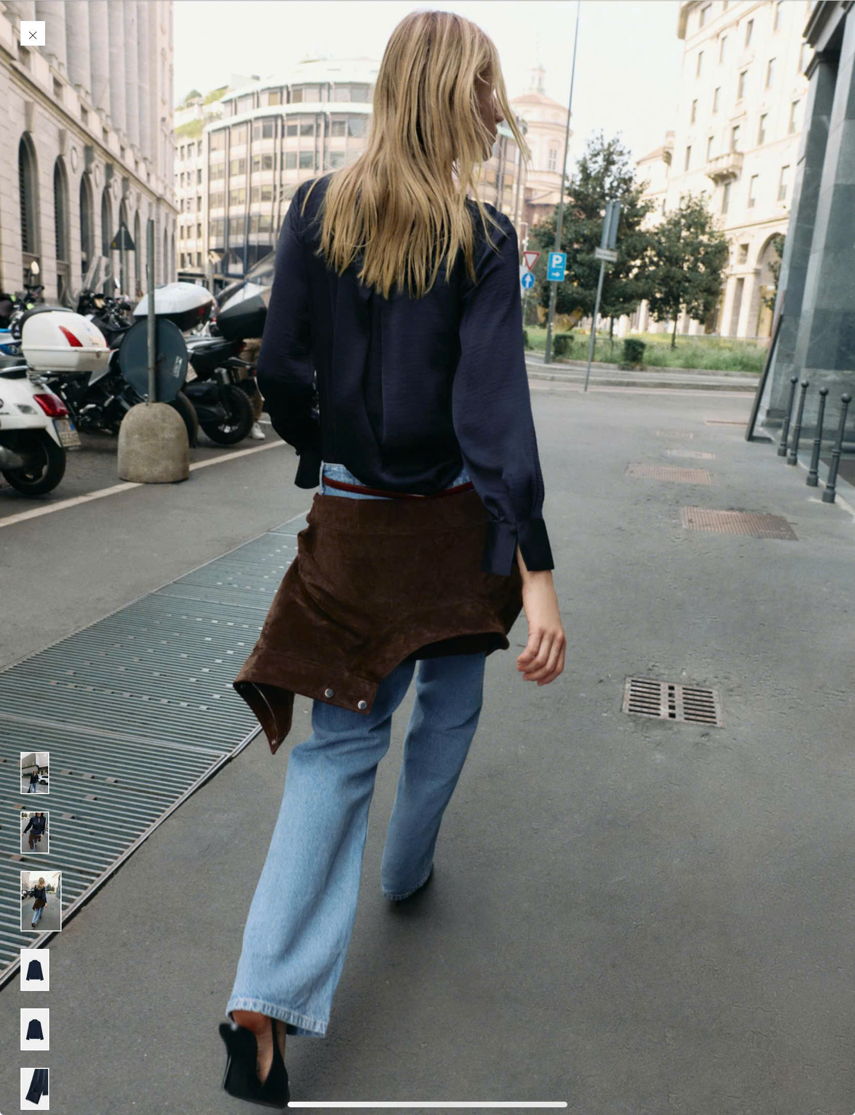 Áo Sơ Mi Lụa Zara