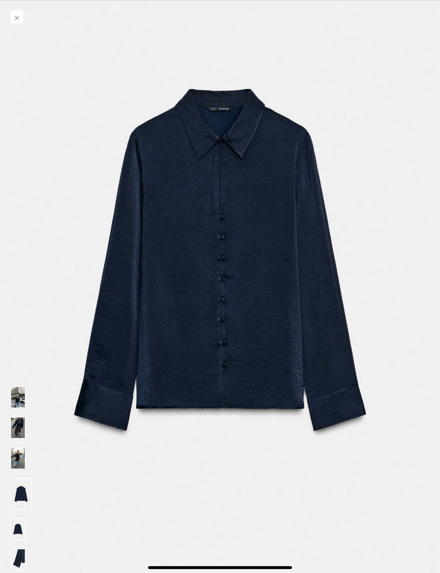 Áo Sơ Mi Lụa Zara