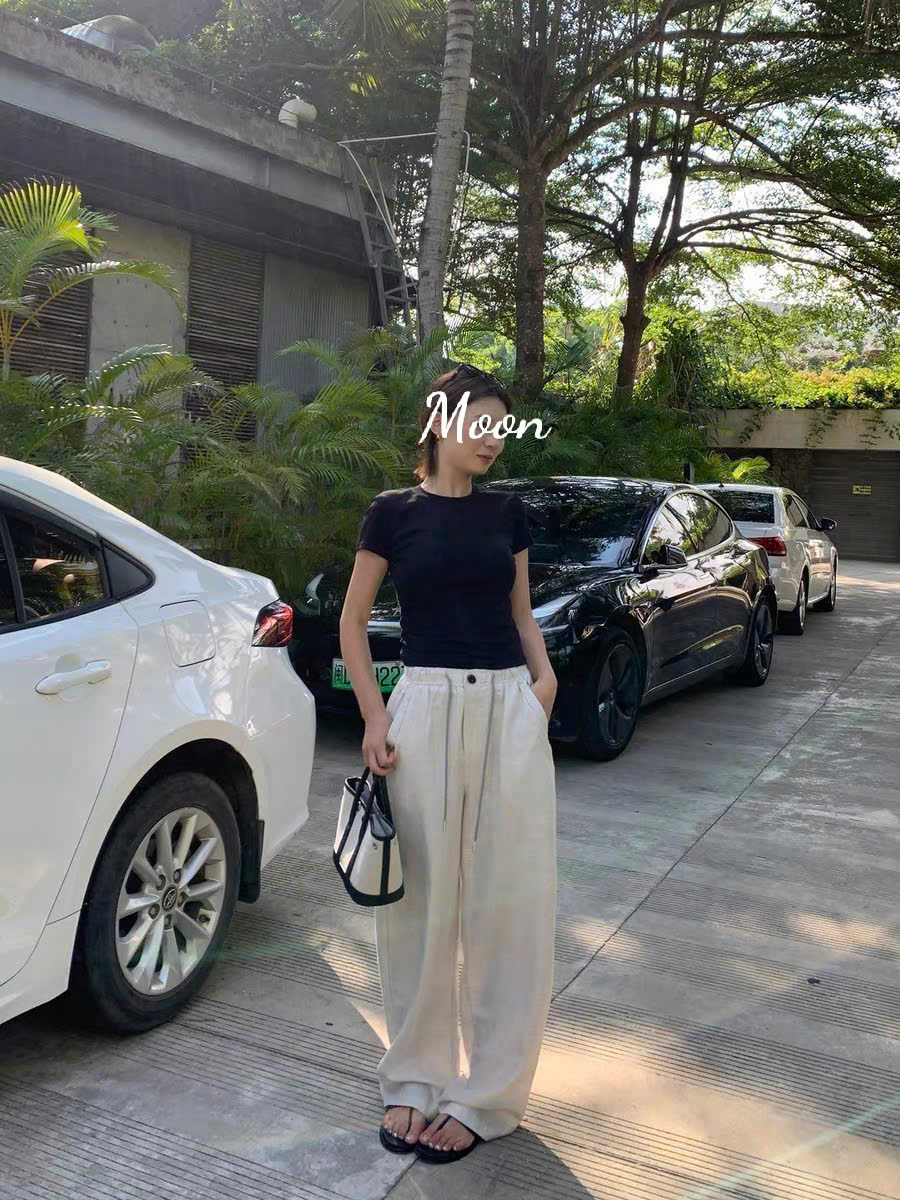 Quần Suông Linen Gip