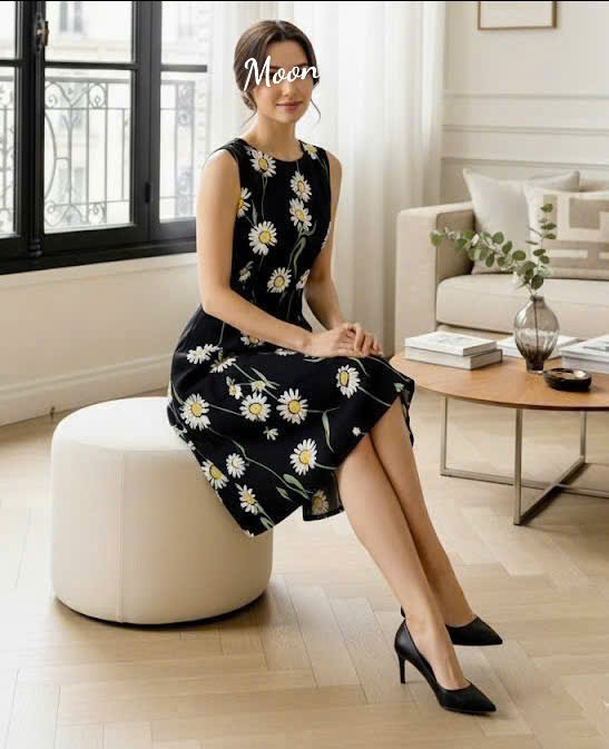 Đầm Hoa Sát Nách Oscar