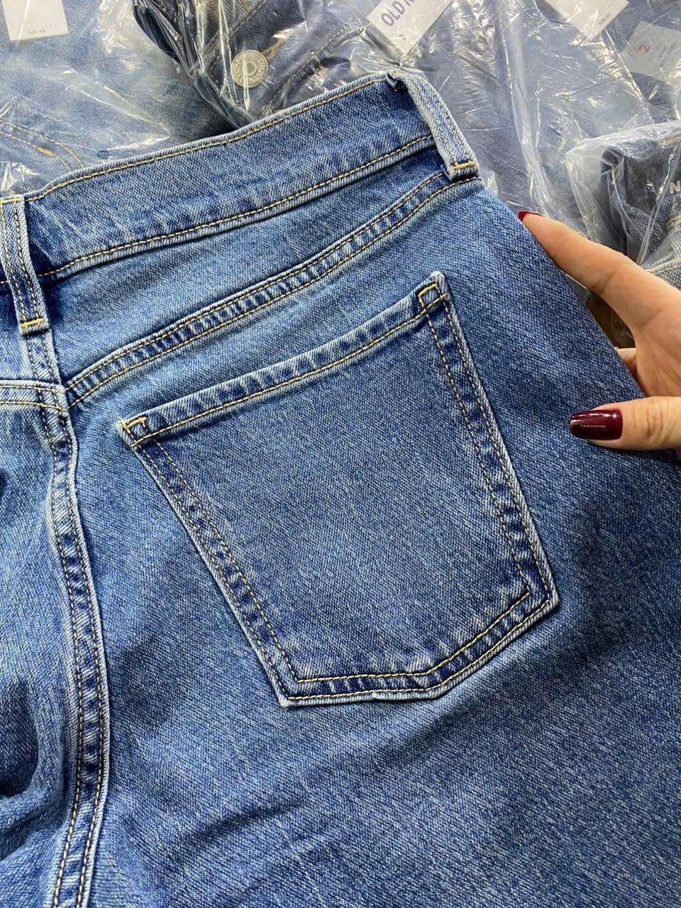 Quần Jean Lưng Thấp Old Navy