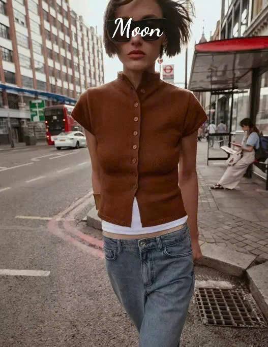 Áo Len Ngắn Tay Zara