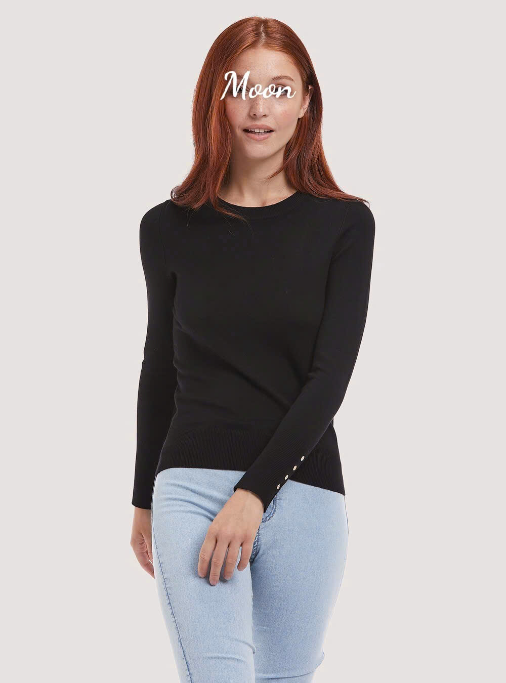 Áo Len Dài Tay Đính Nút Zara