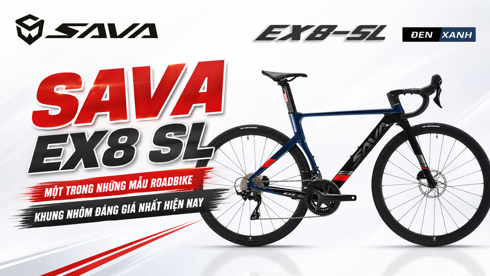 SAVA EX8 SL – Một Trong Những Mẫu Roadbike Khung Nhôm Đáng Giá Nhất Hiện Nay