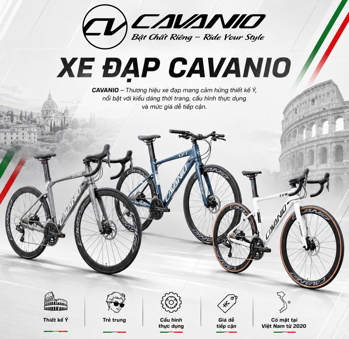 CAVANIO ra mắt 3 mẫu xe đạp mới CV780, CV-R và CV-T – Ride Your Style