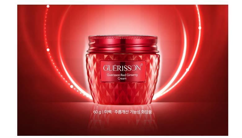 Kem Dưỡng Hồng Sâm 6 Năm Tuổi Chống Lão Hóa Tái Tạo Da Guerisson Red  Ginseng Cream 50g | ljbeauty