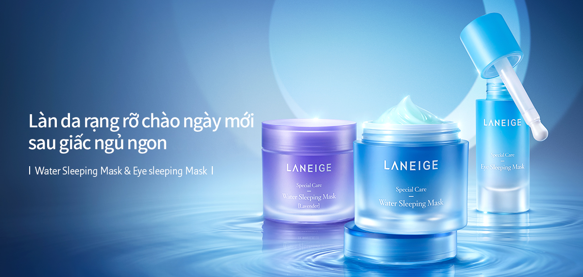 Mặt Nạ Ngủ Cấp Nước Cho Da Căng Mịn Laneige Water Sleeping Mask 100ml | ljbeauty