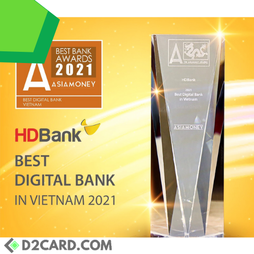 HDBank được vinh danh là Ngân hàng số tốt nhất Việt Nam 2021