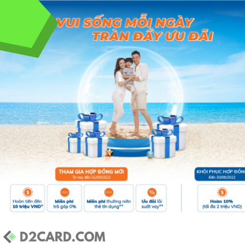 Sacombank ưu đãi khách mua bảo hiểm