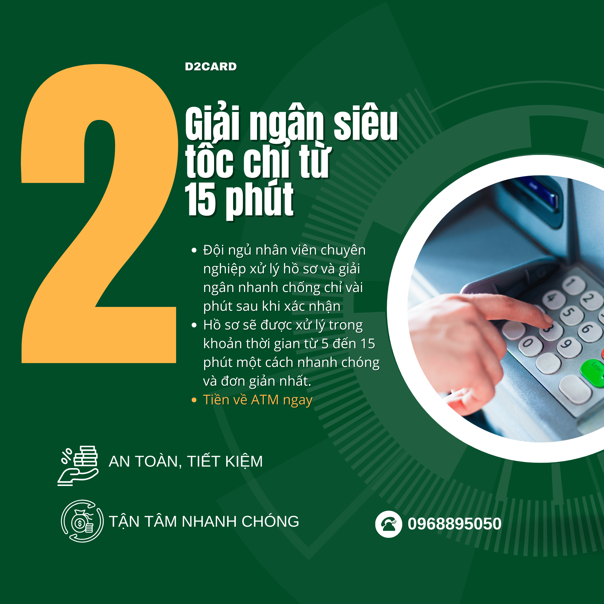 Nhận tiền ngay trong 5 phút