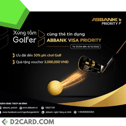 Xứng tầm Golfer cùng thẻ tín dụng ABBANK Visa Priority