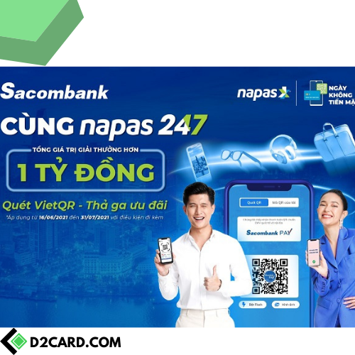 Sacombank triển khai dịch vụ chuyển khoản liên ngân hàng 24/7 bằng mã VietQR