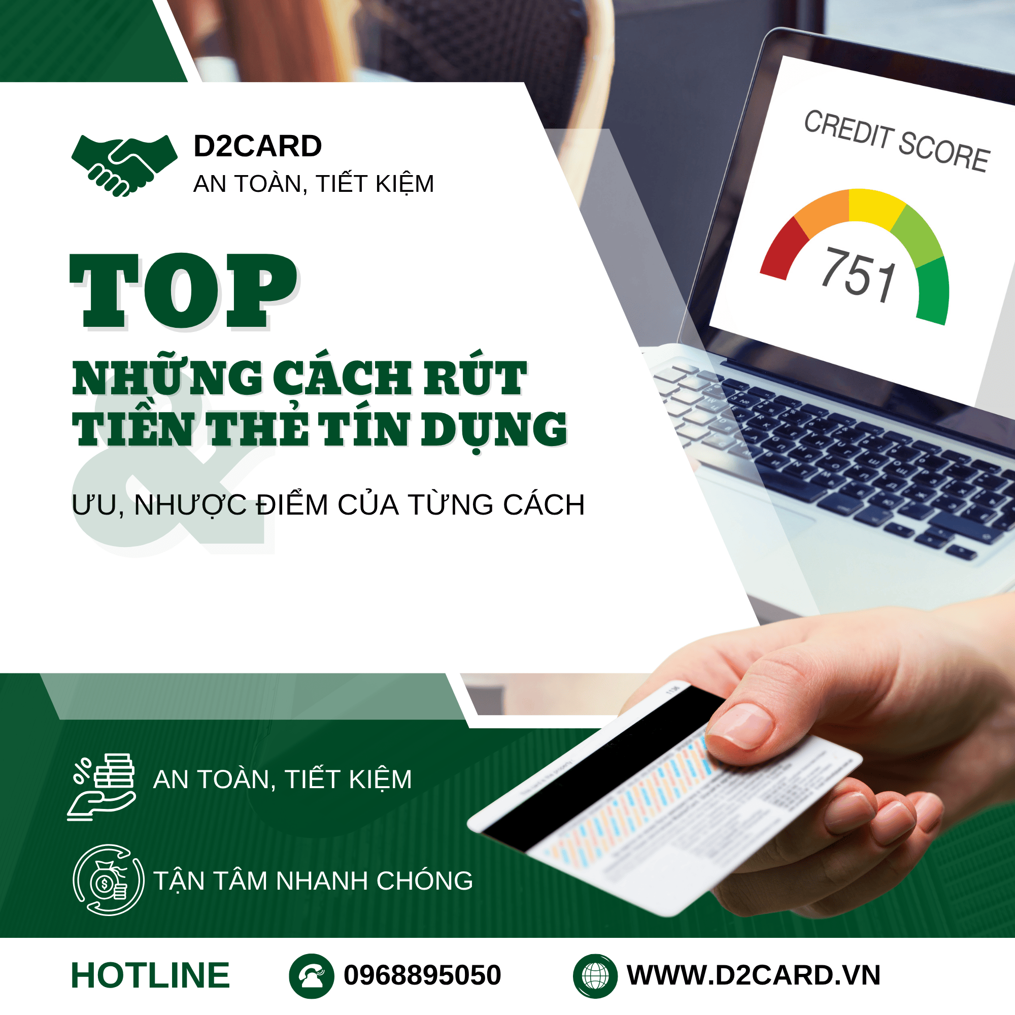 Những cách rút tiền thẻ tín dụng phổ biến hiện nay, ưu nhược điểm của từng cách