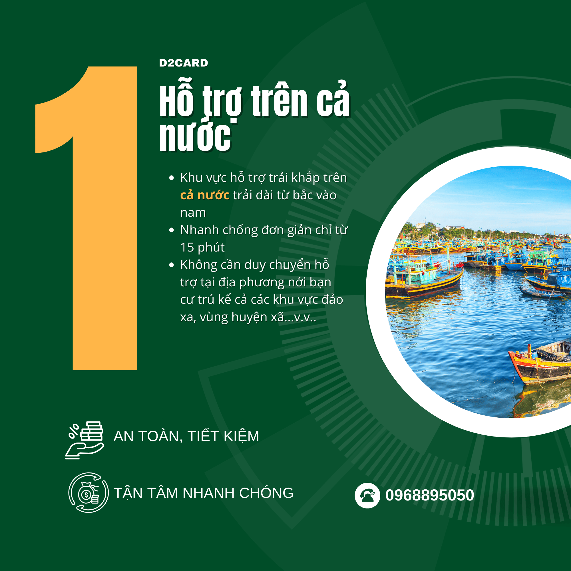 Khu vực Hỗ trợ rút thẻ tín dụng