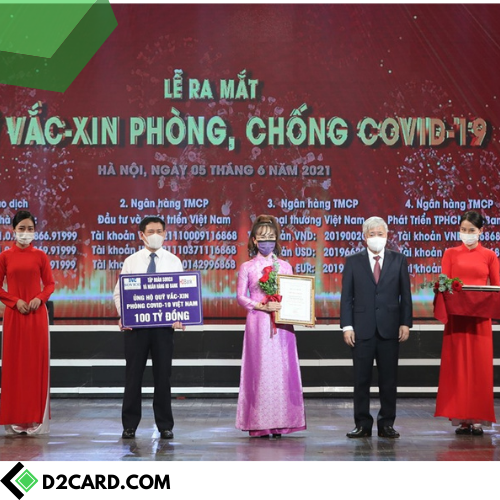 HDBank là ngân hàng chính thức tiếp nhận Quỹ Vaccine phòng COVID-19