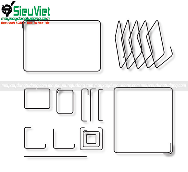 Các sản phẩm của máy bẻ đai tự động