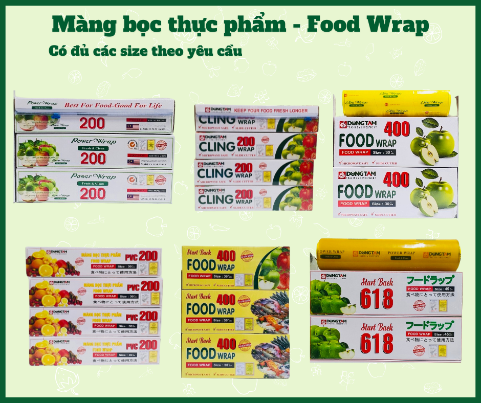 CÔNG DỤNG TUYỆT VỜI CỦA MÀNG BỌC THỰC PHẨM