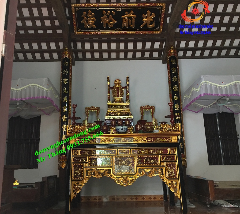 Đồ thờ cúng bằng gỗ sơn son thếp vàng được ưa chuộng nhất Đồ thờ cúng bằng gỗ sơn son thếp vàng được ưa chuộng nhất