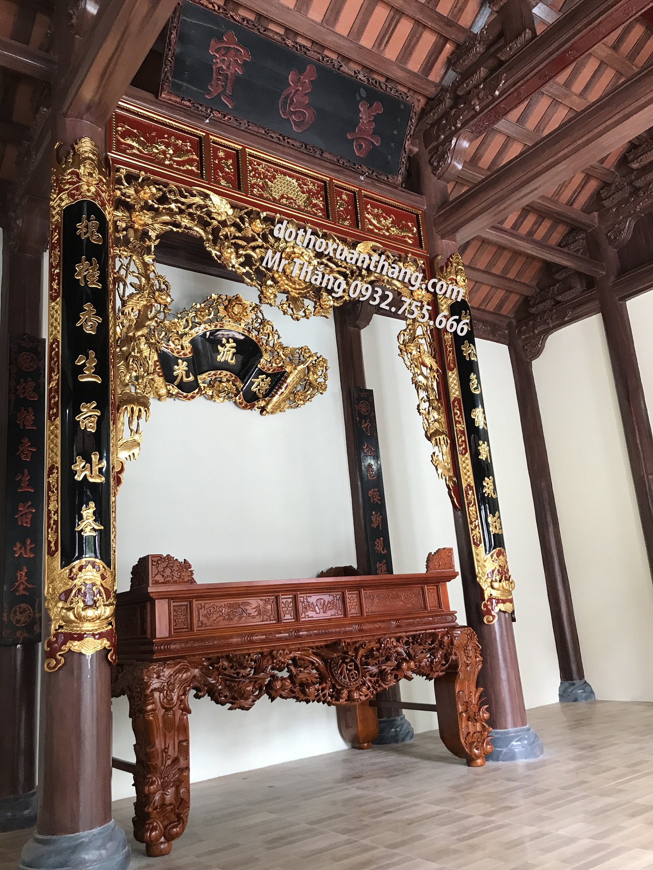 Mẫu hoành phi câu đối thờ bằng gỗ đẹp nhất hiện nay Mẫu hoành phi câu đối thờ bằng gỗ đẹp nhất hiện nay