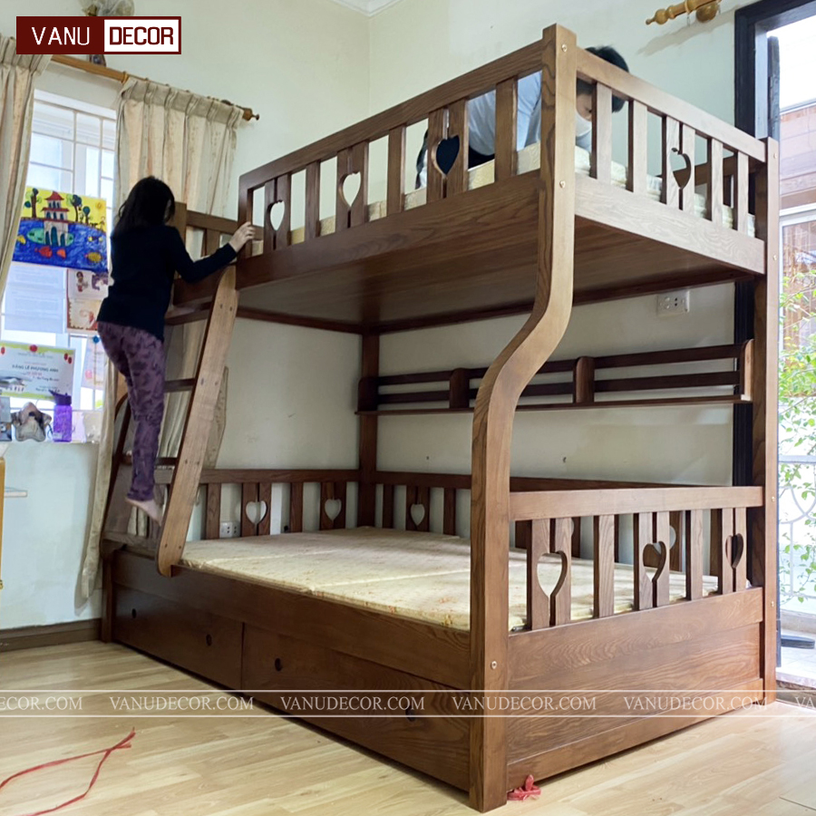 50+ mẫu giường tầng trẻ em được yêu thích nhất | VANU DECOR