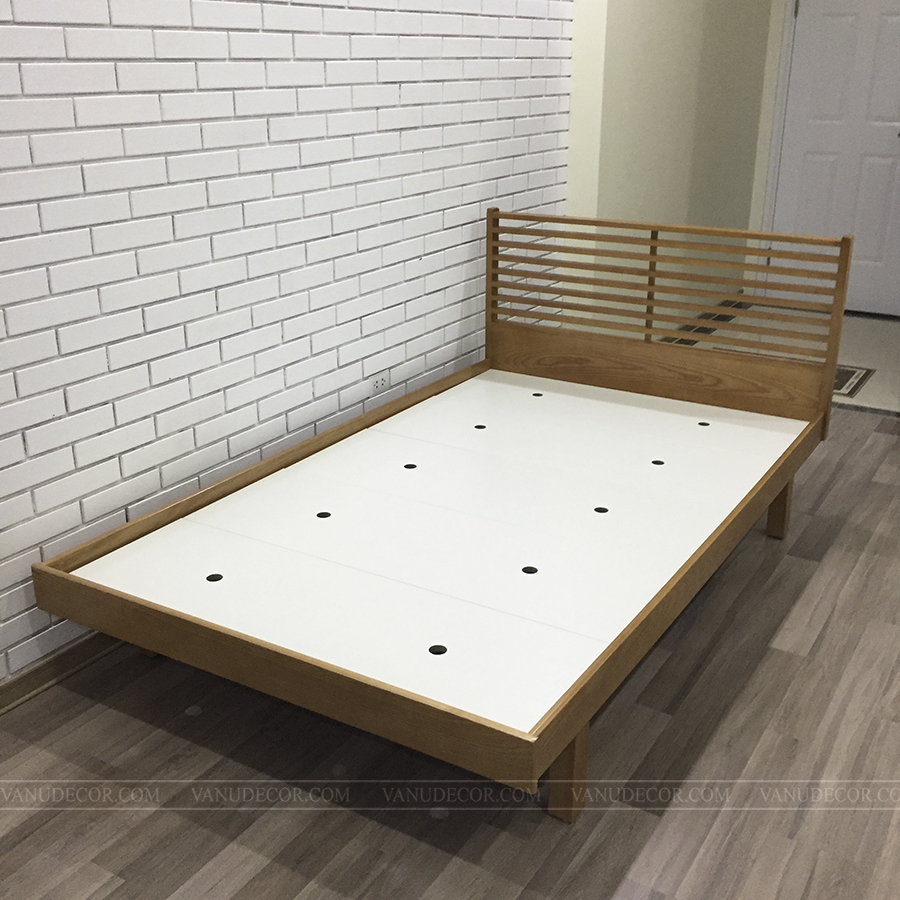 Giường lắp ghép giát phản đầu giường cao