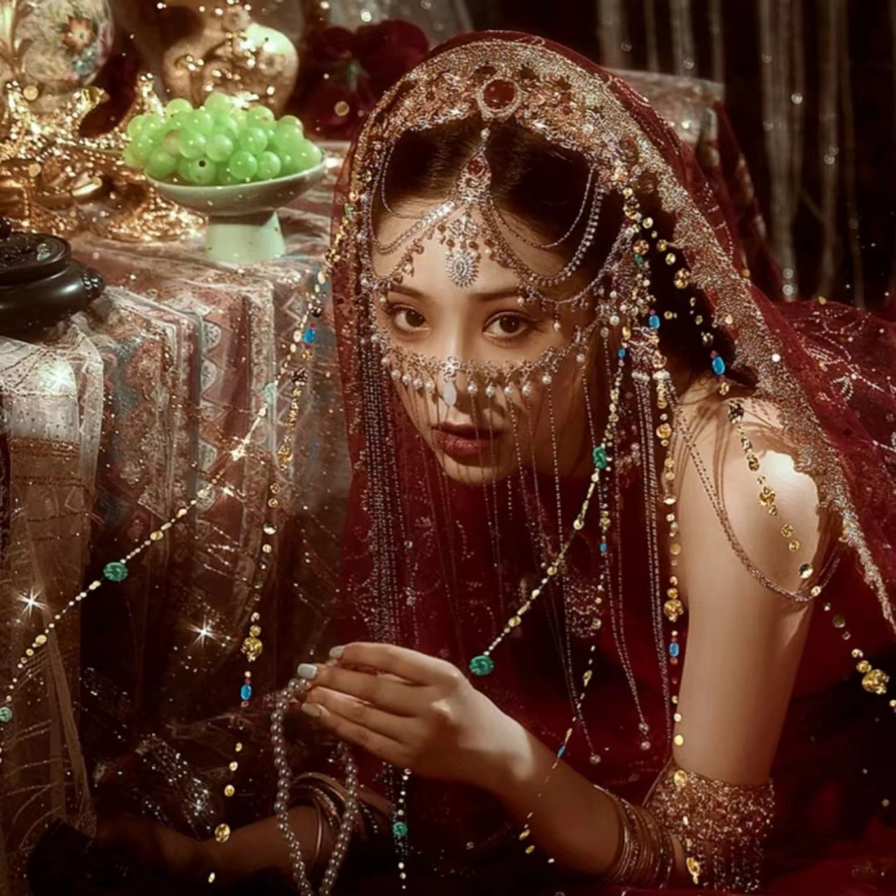 Vòng tay mông cổ bạc vàng