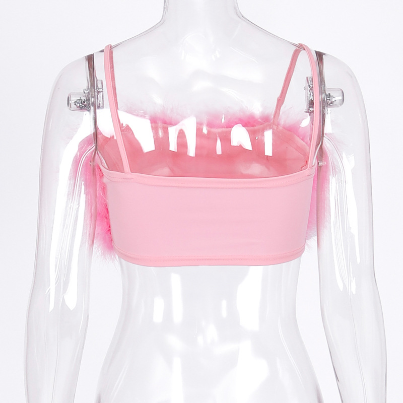 Áo Croptop lông trơn