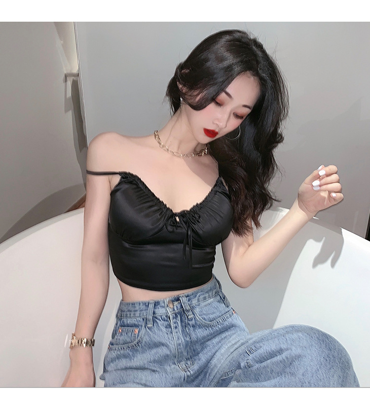 Áo Croptop buộc dây túm