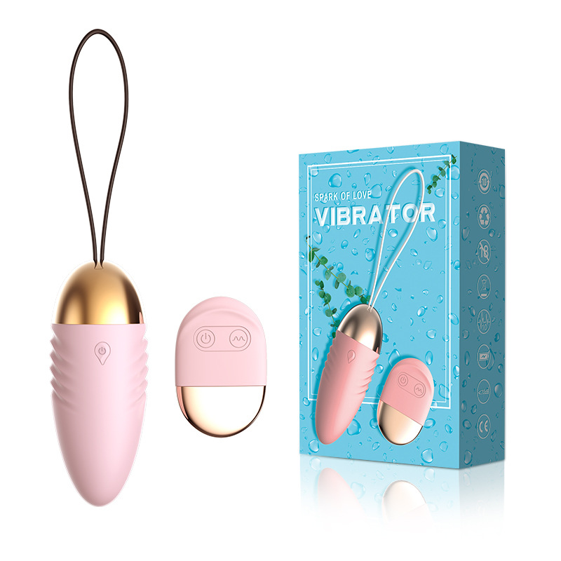 Trứng rung không dây điều khiển từ xa màu hồng nhiều chế độ rung