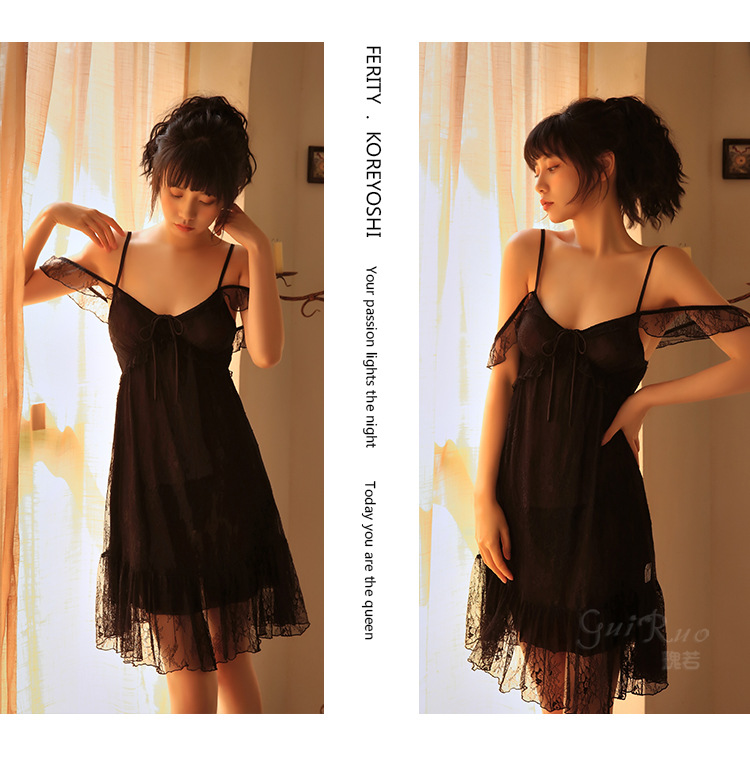 Váy ngủ voan ren 2 dây quyến rũ