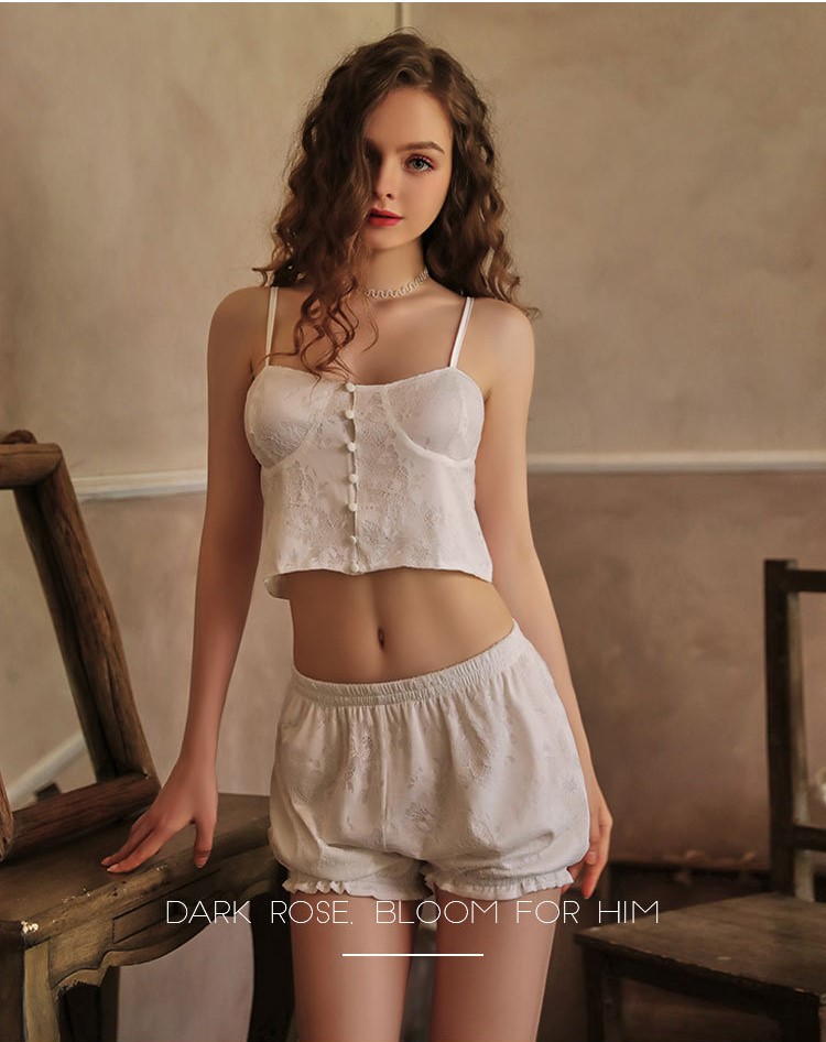 Set ngủ thô quần đùi cách tân