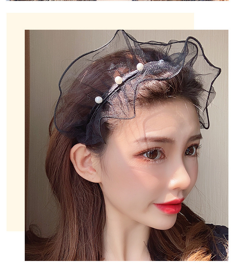 Bờm voan đen ngọc trai