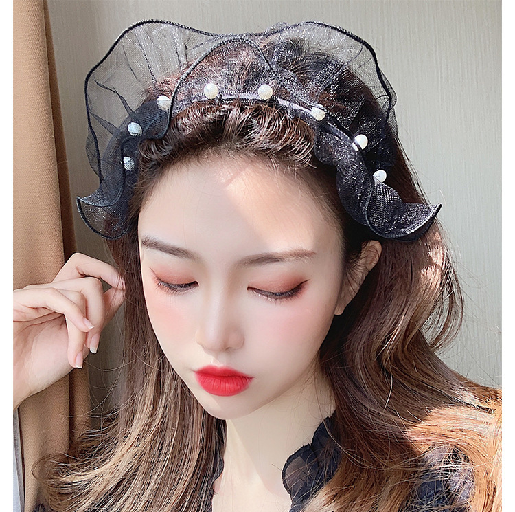 Bờm voan đen ngọc trai