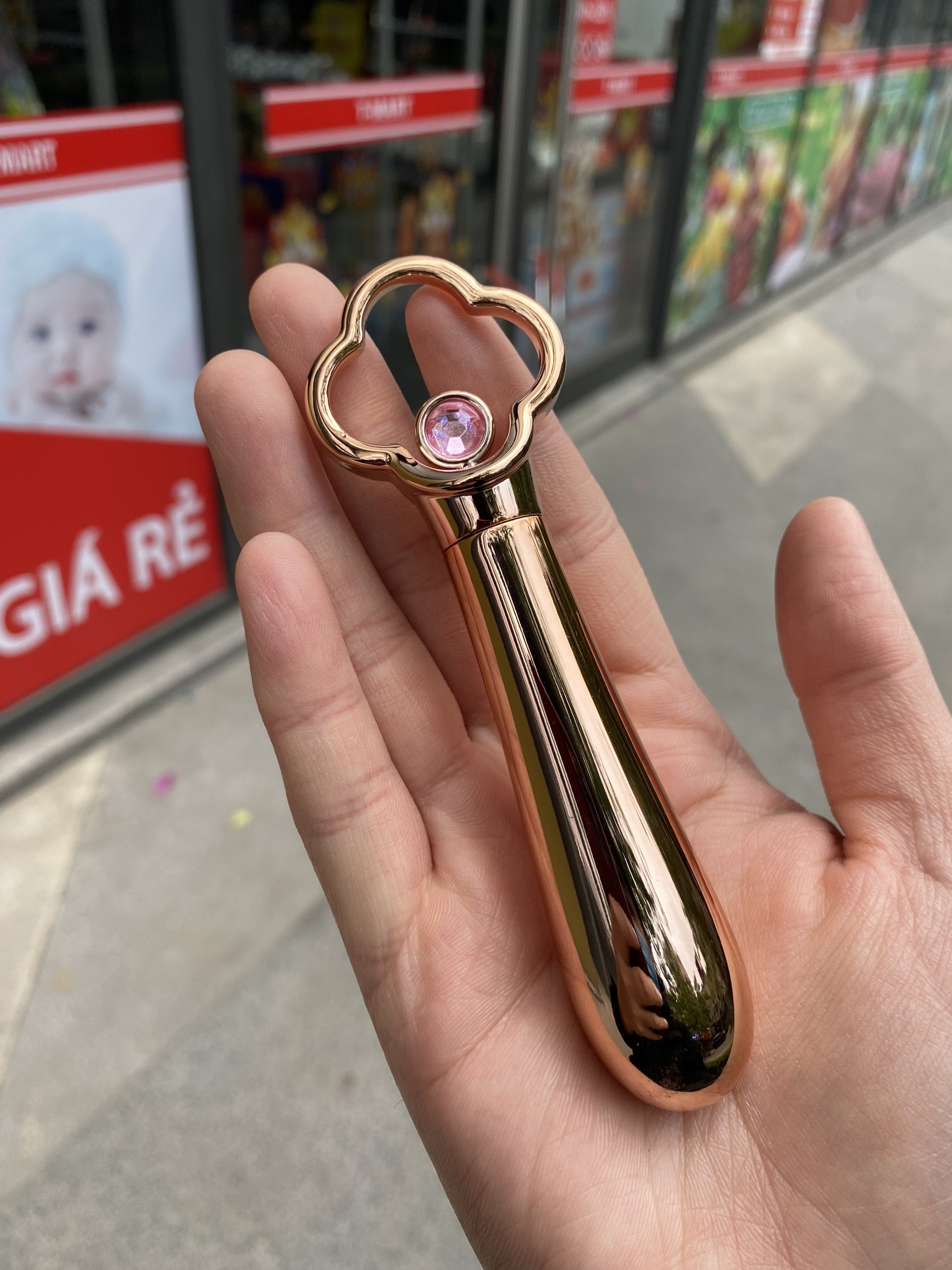 Máy rung Massage âm đạo kim cương sang chảnh Omysky