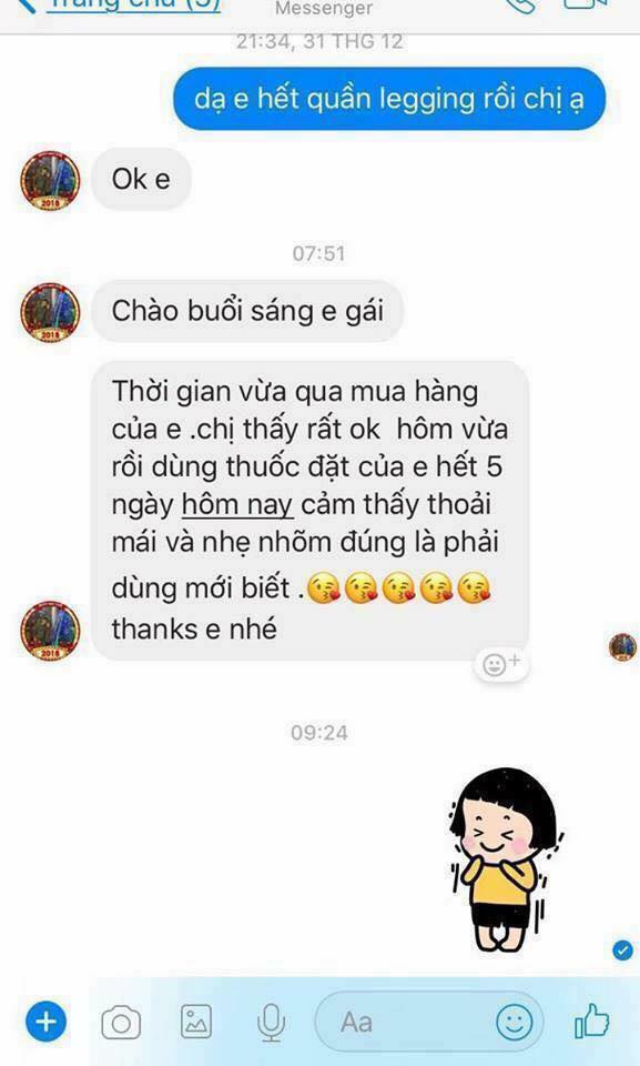 Hiệu quả viên đặt phụ khoa