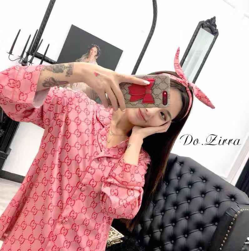 pijama lụa gucci