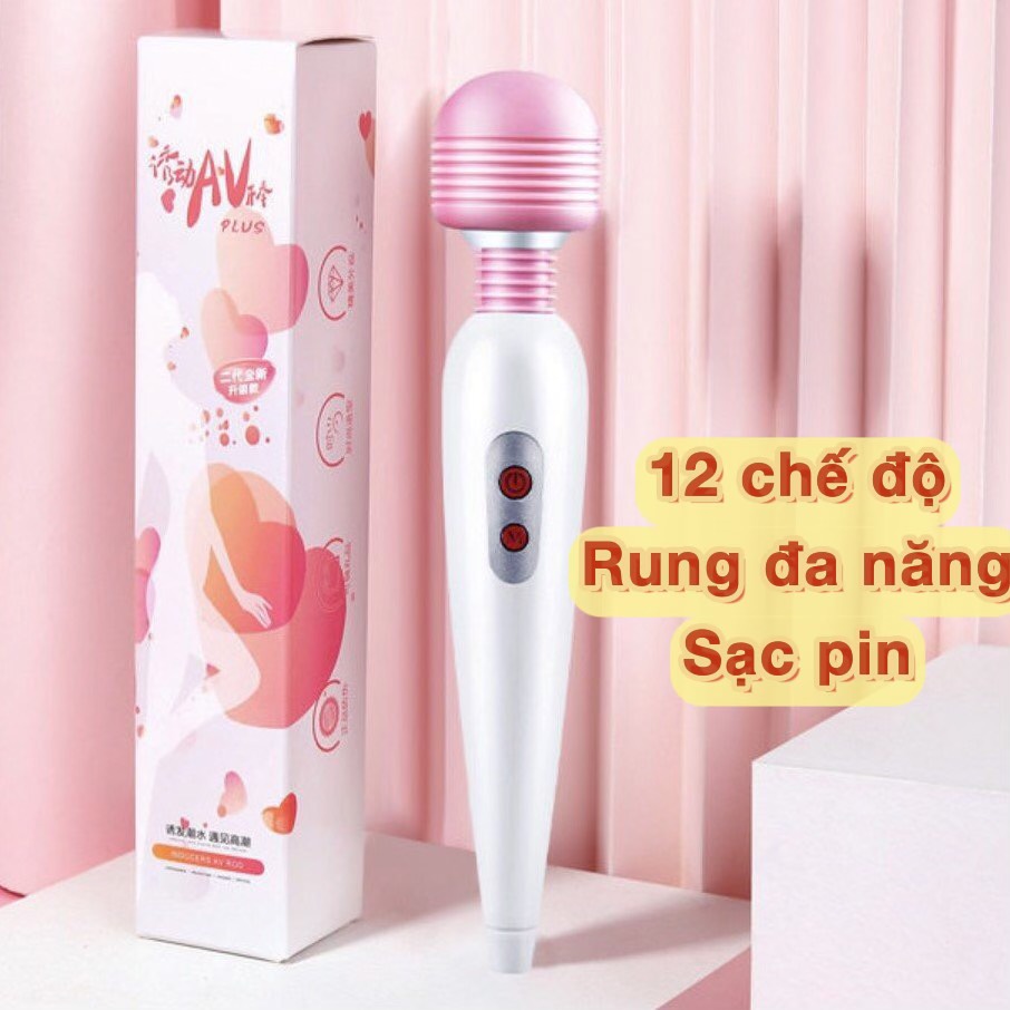 Chày rung mini sạc pin 12 chế độ Massage âm đạo