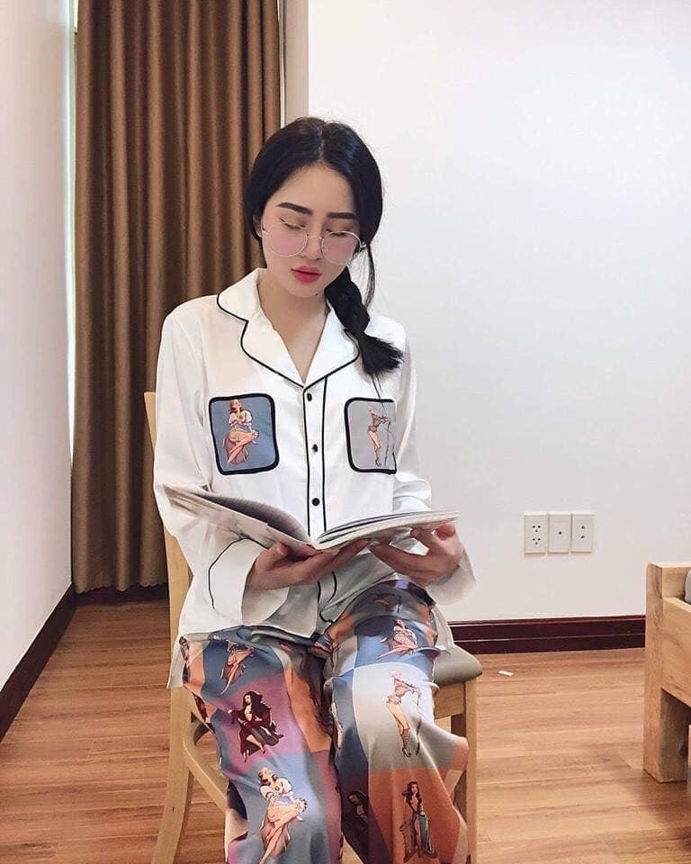 bộ ngủ lụa