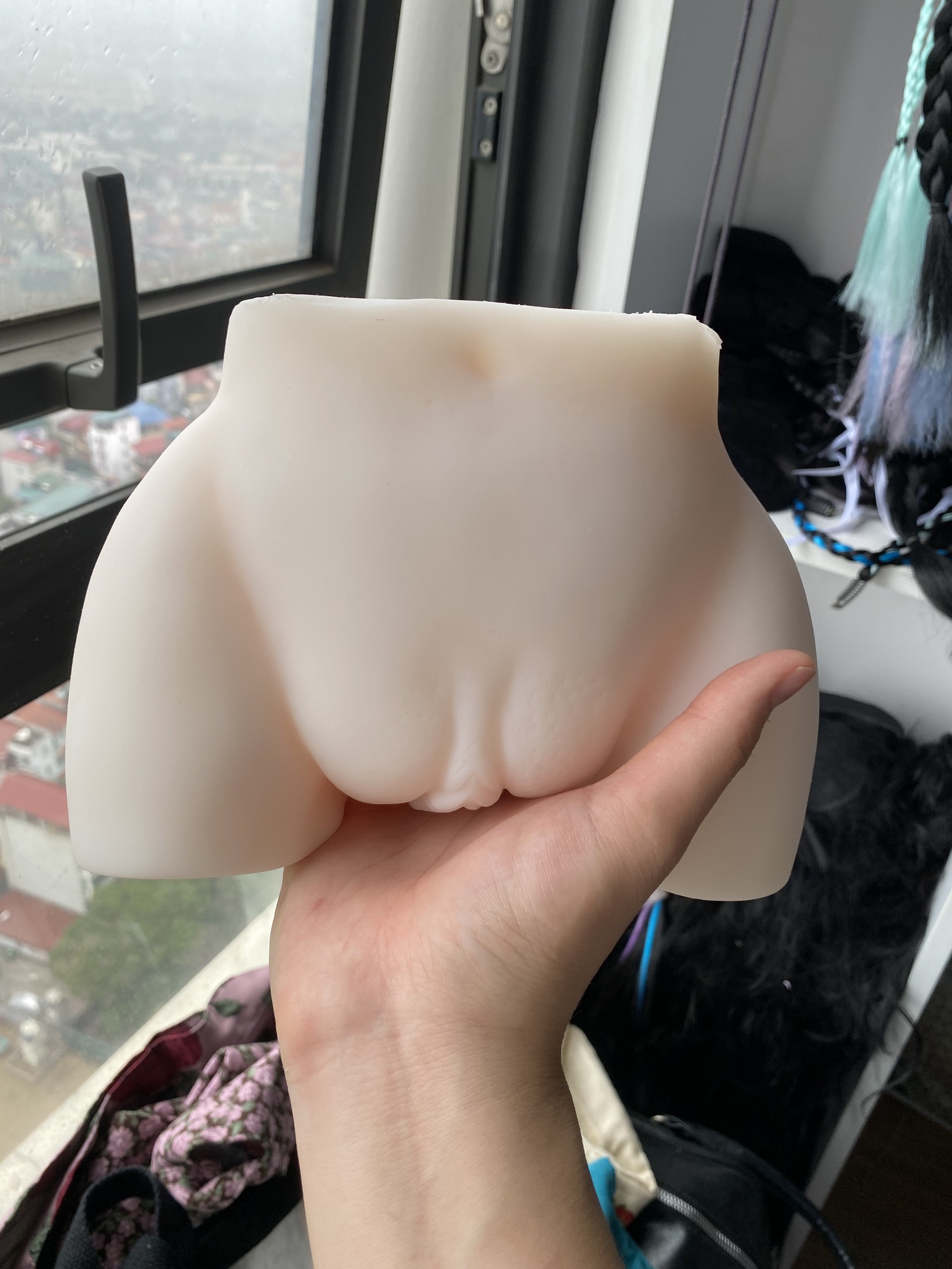 Búp bê tình dục da trắng mông to bướm múp Buttocks