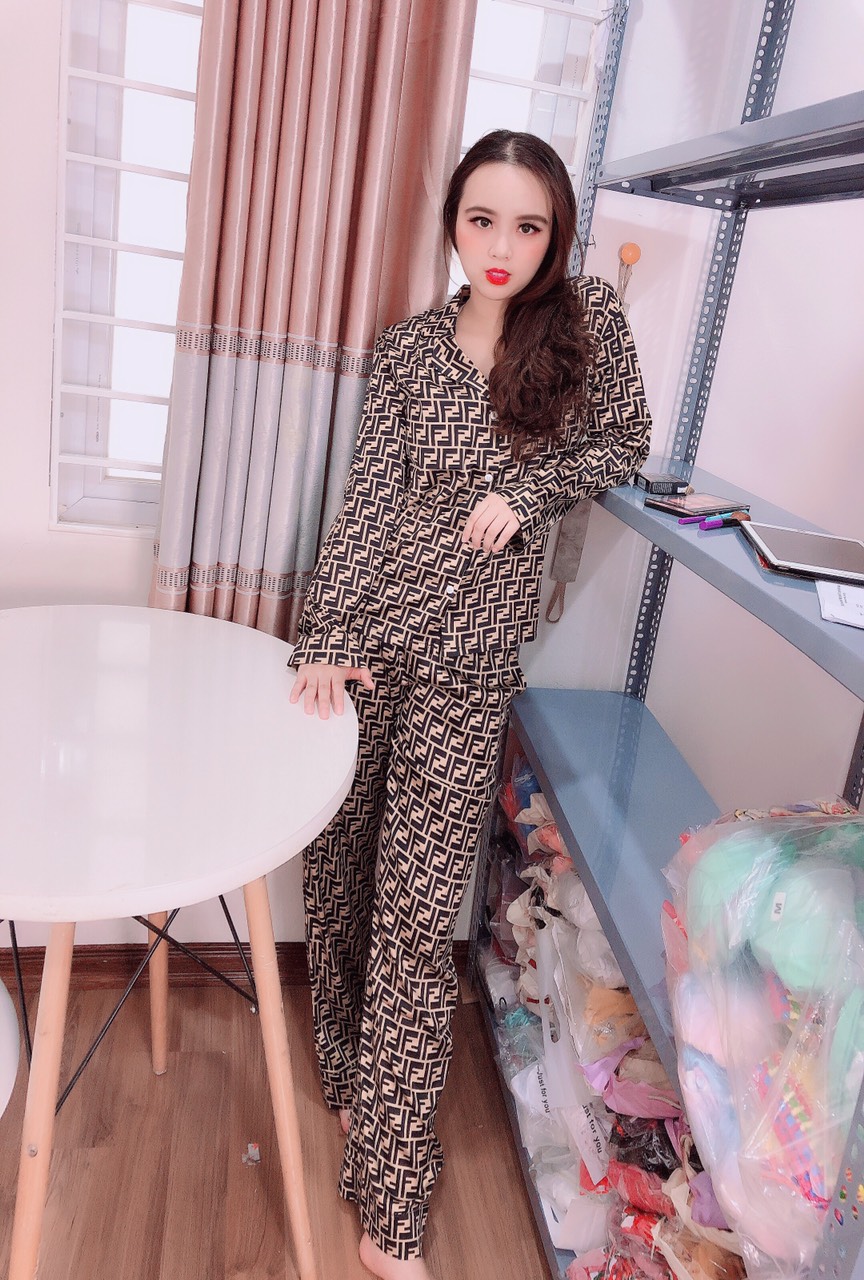 đồ bộ pijama fendi