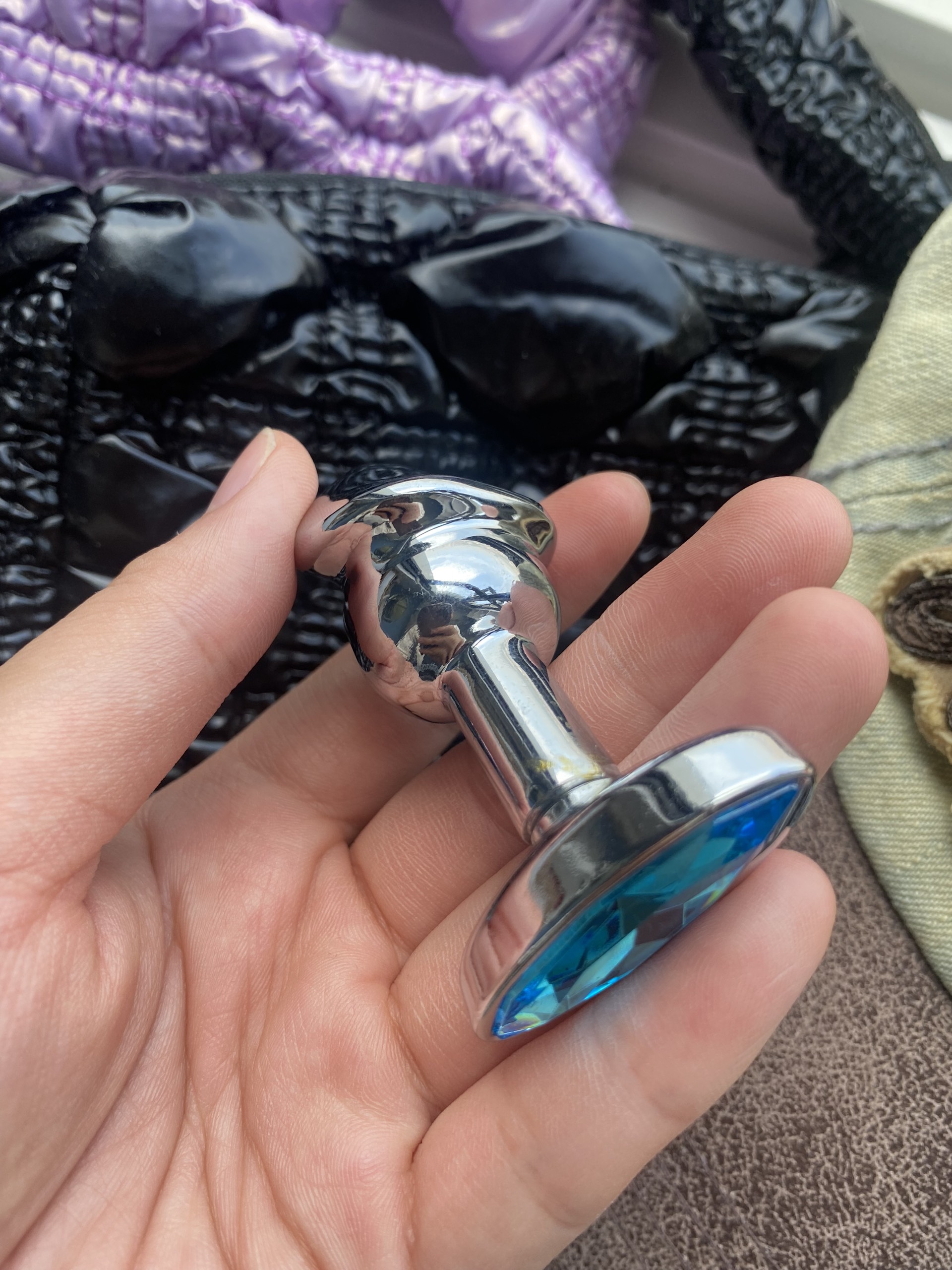 Phích cắm hậu môn Inox hình đầu khấc