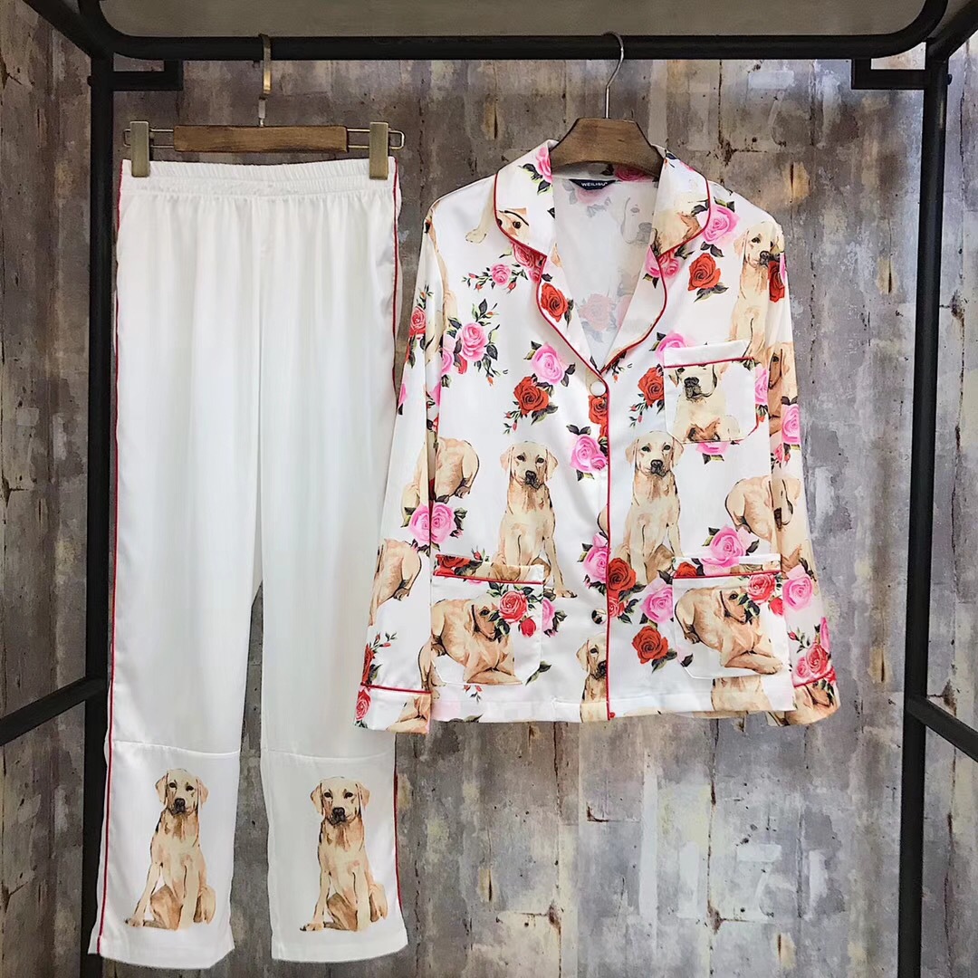 pijama lụa satin cao cấp Quảng Châu