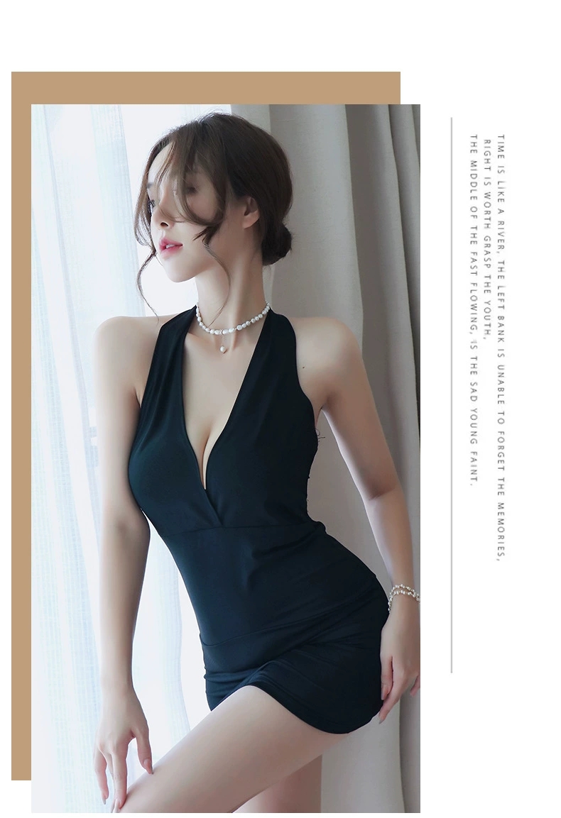 Váy ngủ cuốn cổ hở lưng