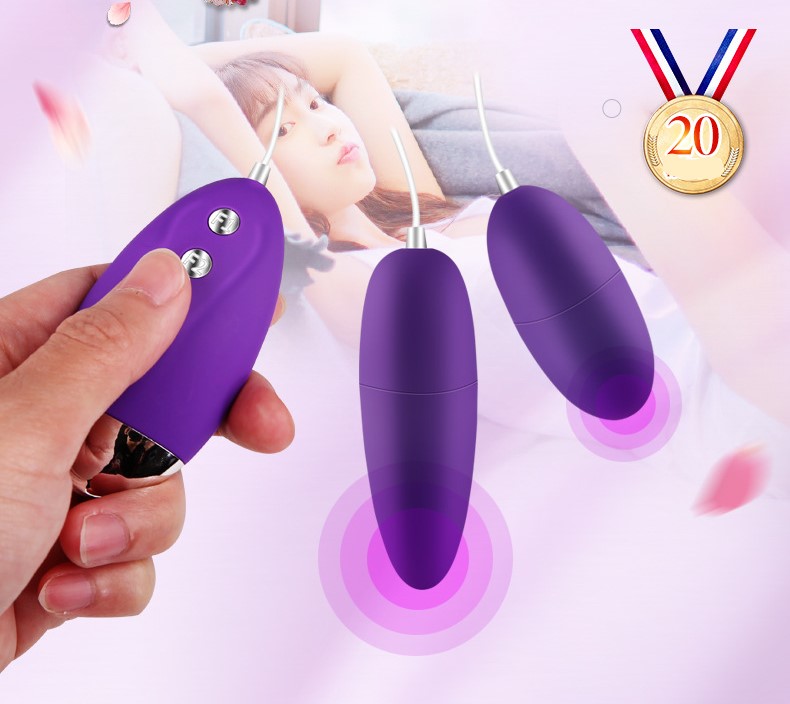 Trứng rung tình yêu 1 đầu và 2 đầu sextoy thủ dâm nam nữ