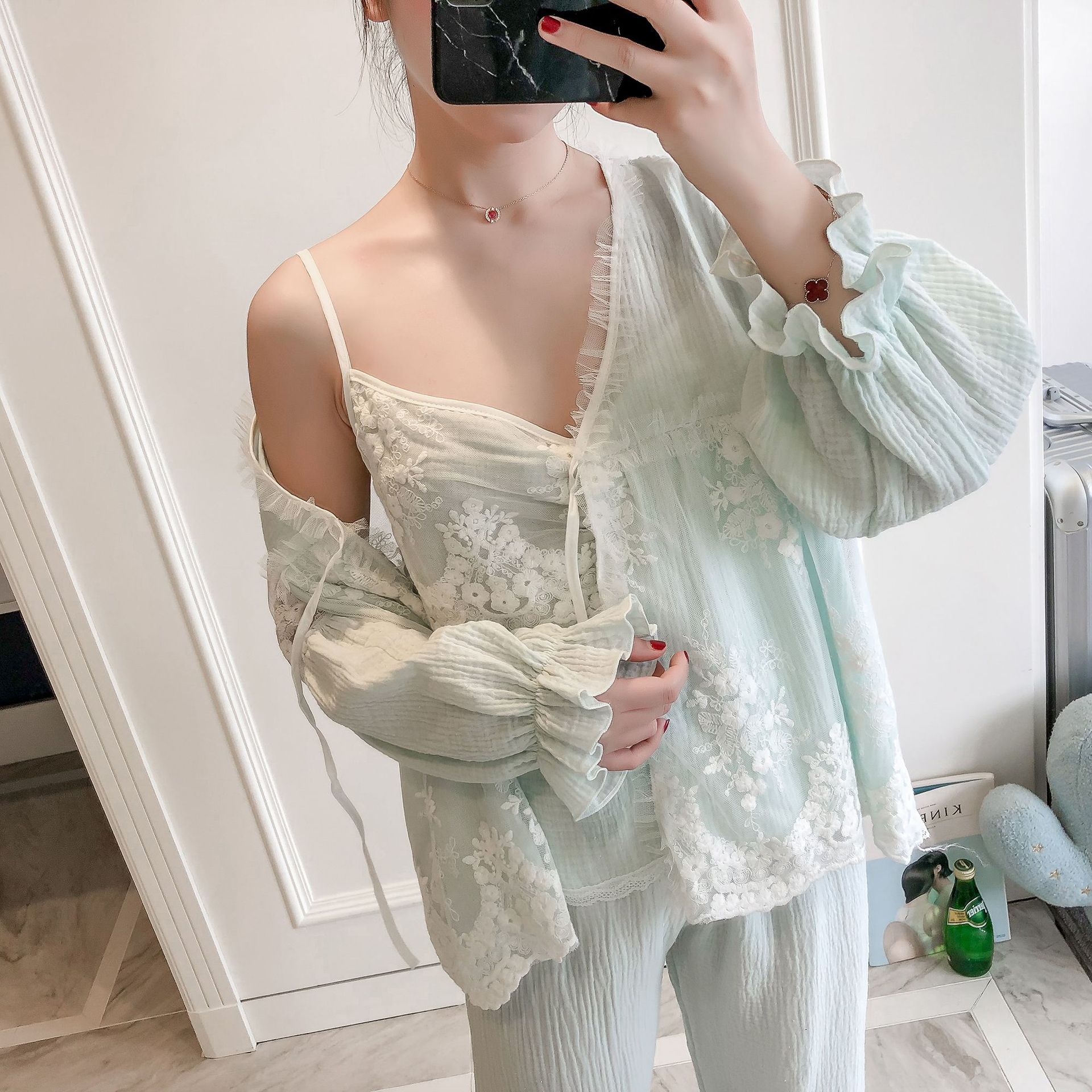 pijama hồng