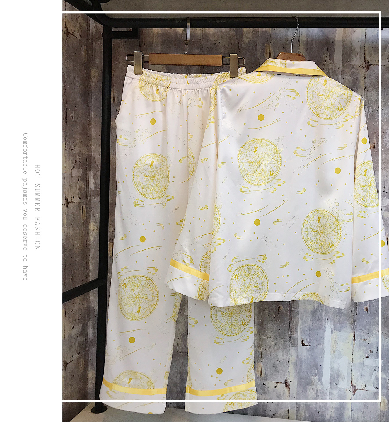 pijama lua Quang Chau