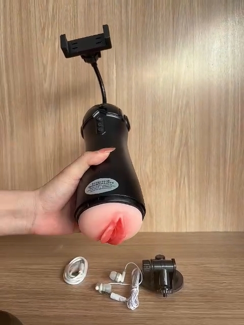 Âm đạo giả gắn tường Secret Cat rung rên mút kết nối Bluetooth