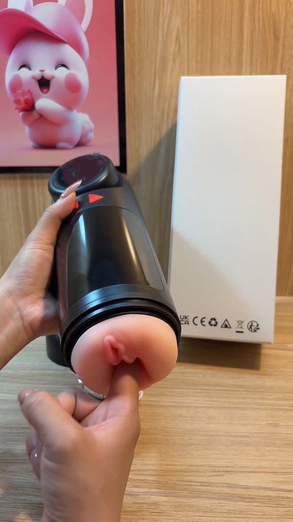 Âm đạo giả tự động GloryFox 4 chế độ rung thụt hút siêu mạnh siêu khủng